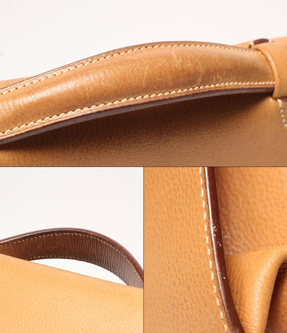 HERMES ビジネスバッグ ブリーフケース  ▢H刻印 ゴールド金具 サック ア デペッシュ メンズ エルメス