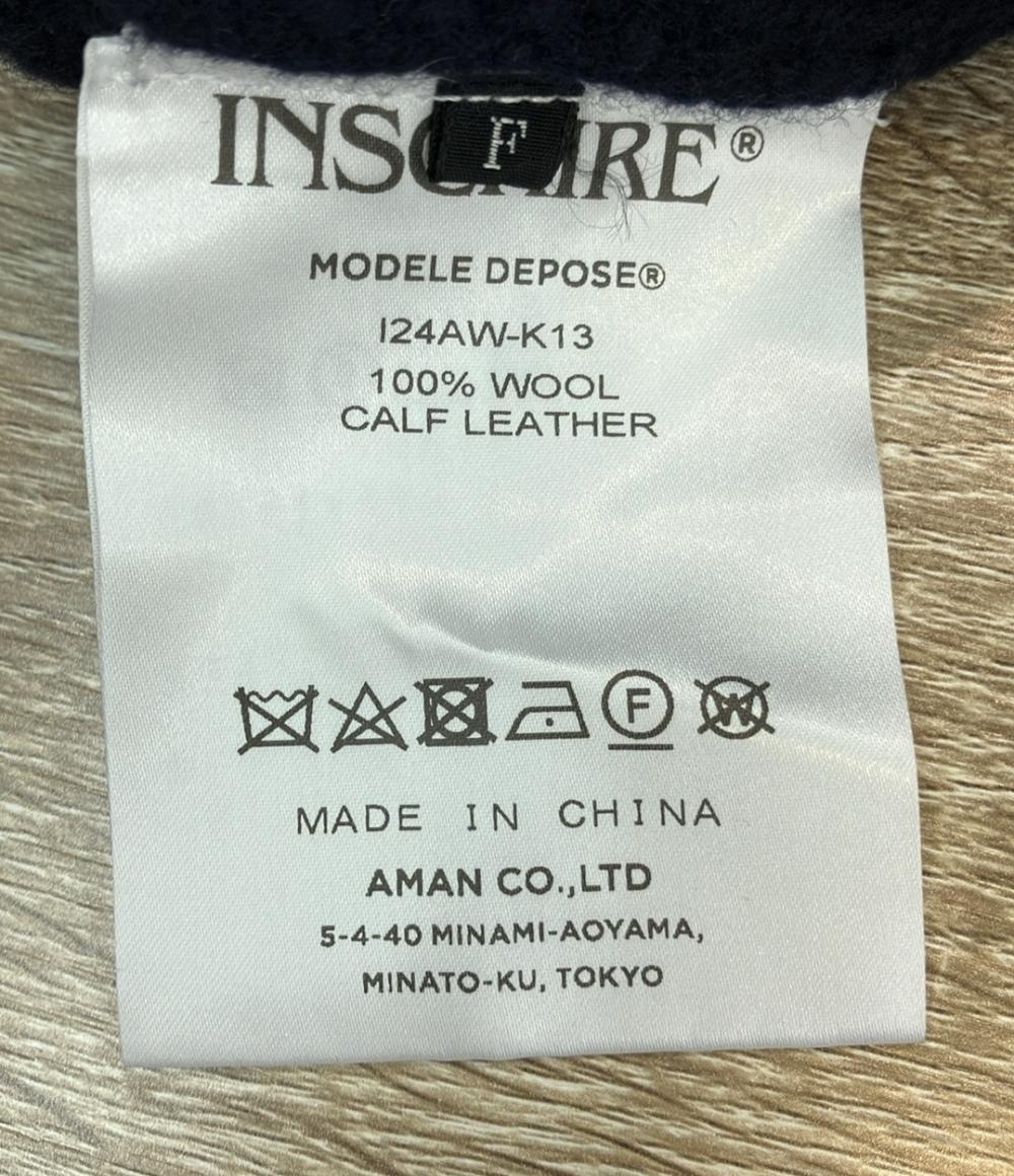 INSCRIRE 長袖ニット ショート丈 プルオーバー 124AW レディース SIZE F (M) アンスクリア