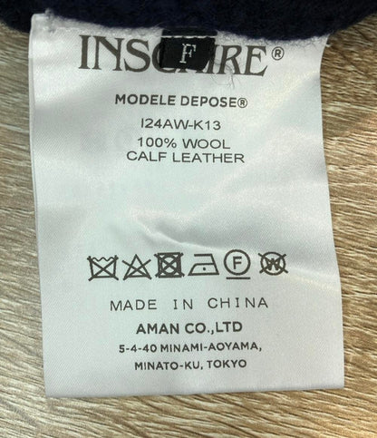 INSCRIRE 長袖ニット ショート丈 プルオーバー 124AW レディース SIZE F (M) アンスクリア