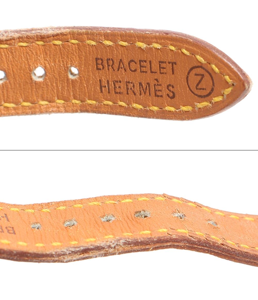 エルメス 腕時計 ○Z刻印 ゴールド金具 イエローベルト ケリーウォッチ クオーツ ゴールド レディース HERMES