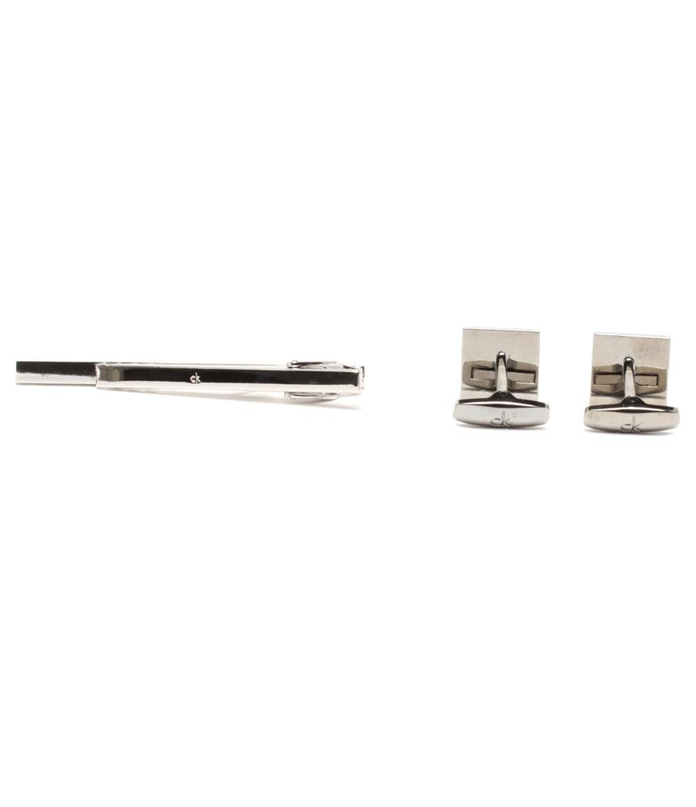 美品 Calvin klein タイピン タイバー カフス 2点セット メンズ カルバンクライン