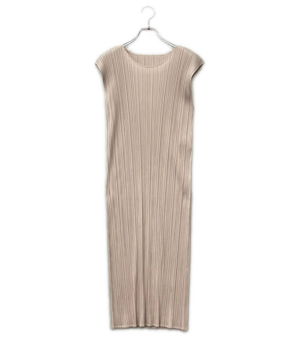 美品 PLEATS PLEASE ノースリーブ ワンピース レディース SIZE 5