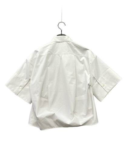 美品 ENFOLD 半袖シャツ 300GA730-0160 レディース SIZE 38 (M) エンフォルド