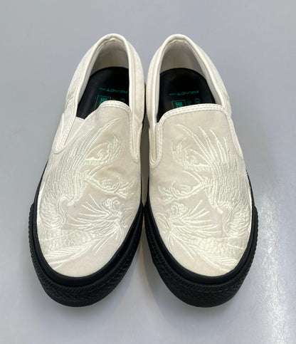美品 CONVERSE スリッポン × 上野伸平 プロライダー 鳳凰 刺繍 1SC864 レディース SIZE 24.0 (L) コンバース