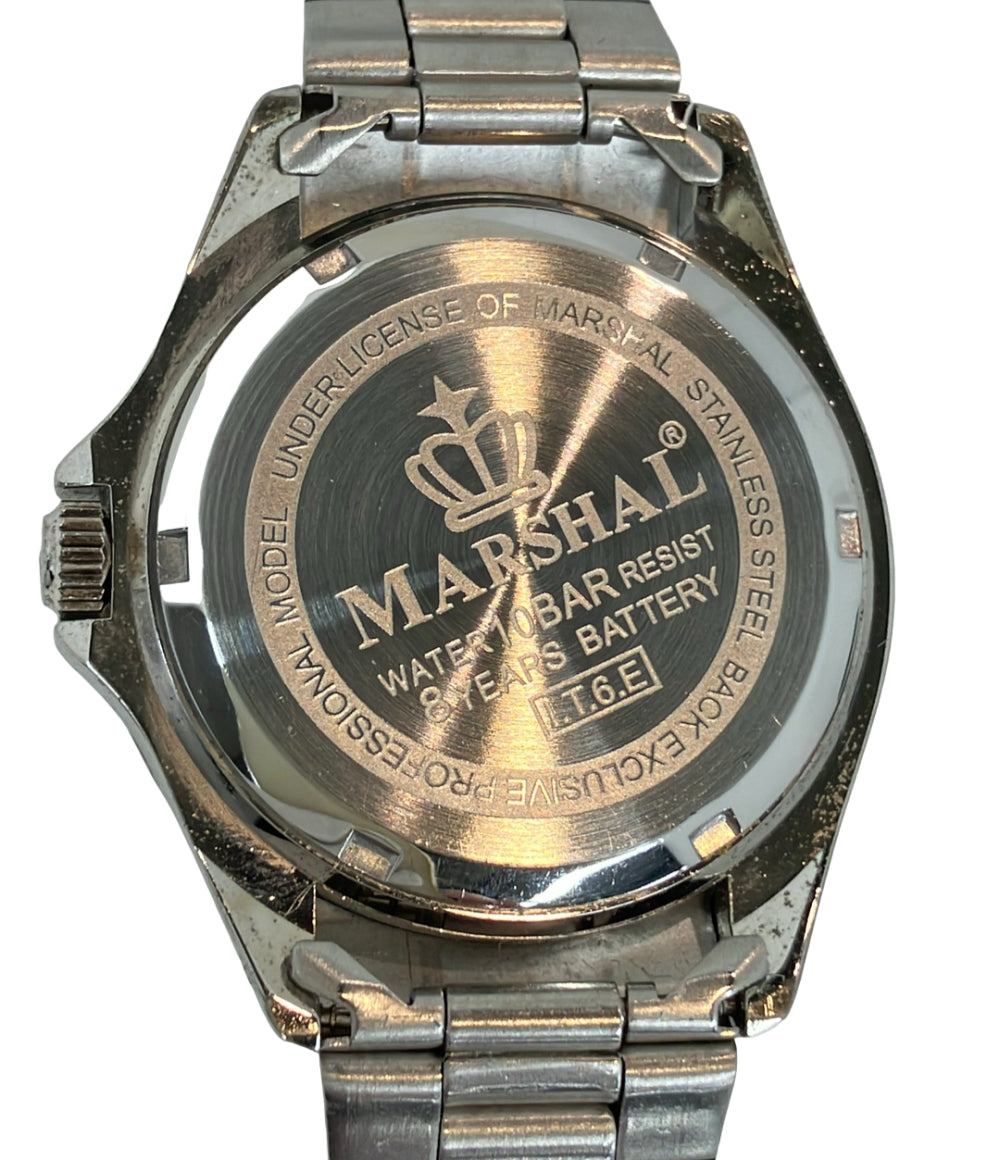 Marshall 腕時計 クオーツ ブラック メンズ マーシャル