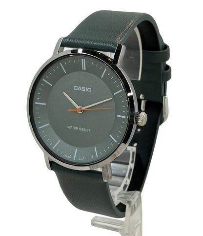 美品 CASIO 腕時計 クオーツ グレー MTP-VT04 レディース メンズ カシオ