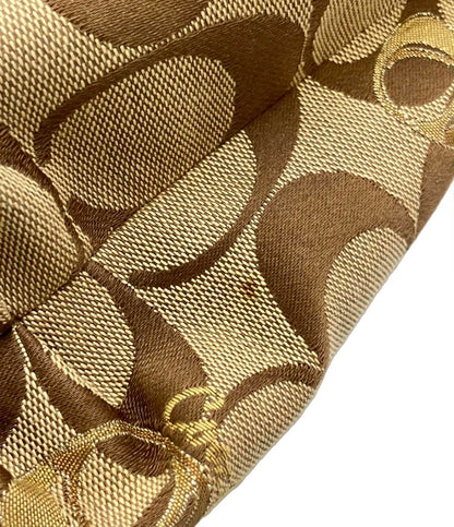 COACH トートバッグ ショルダーバッグ 肩掛け ポピー ラージシグネチャー F18711 レディース コーチ