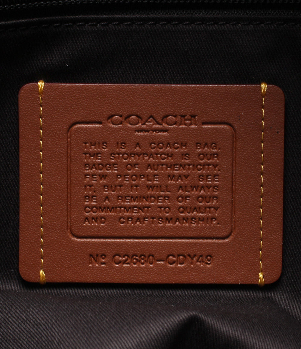 美品 COACH 2WAYトートバッグ ショルダーバッグ 肩掛け スモール ツアー トート バッグ ラブド デニム チャーム レディース メンズ コーチ
