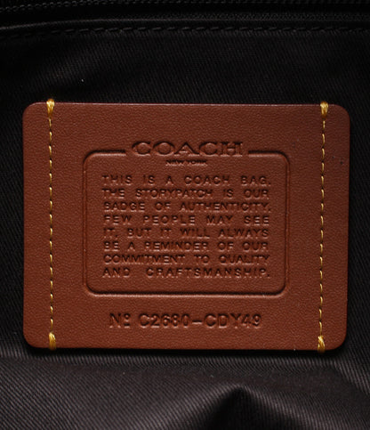 美品 COACH 2WAYトートバッグ ショルダーバッグ 肩掛け スモール ツアー トート バッグ ラブド デニム チャーム レディース メンズ コーチ