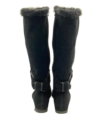 LANVIN en Bleu インヒールロングブーツ スエード レディース SIZE 23.0 (M) ランバンオンブルー