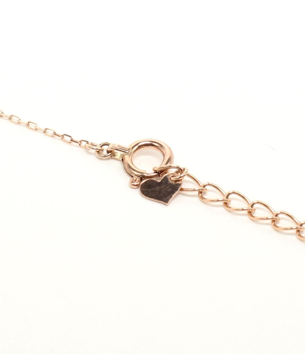 美品 Samantha Tiara ネックレス K7 ローズクオーツ ハートモチーフ