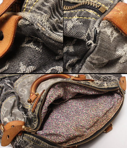 LOUIS VUITTON ハンドバッグ モノグラム デニム パッチワーク スピーディ30 M95381 レディース ルイ・ヴィトン