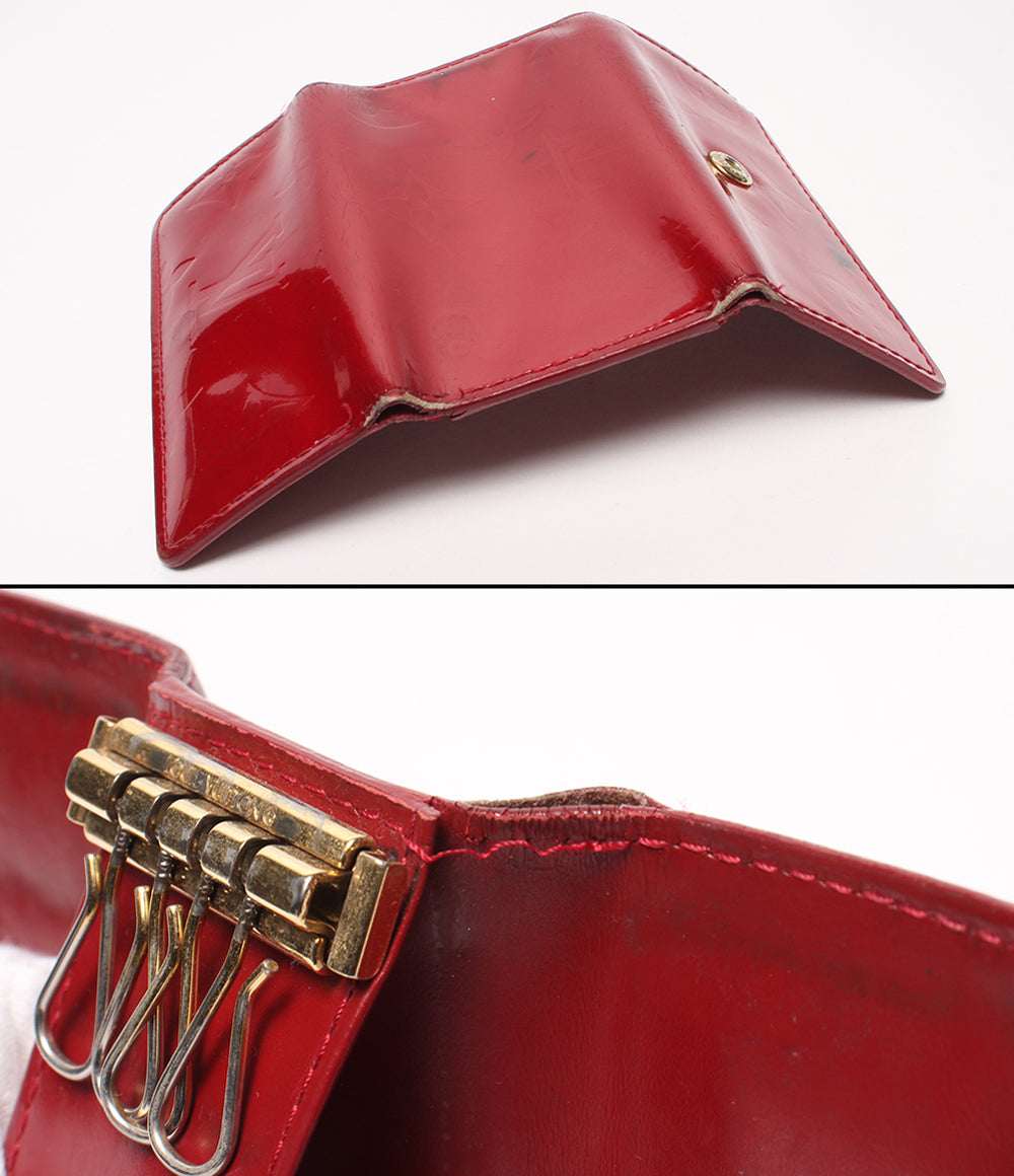 LOUIS VUITTON キーケース ４連 ミュルティクレ4 ヴェルニ M91976 レディース ルイ・ヴィトン