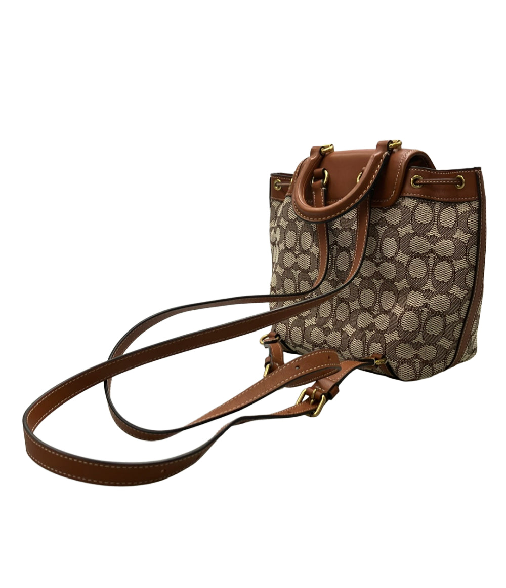 美品 COACH リュック シグネチャー CH591 レディース コーチ