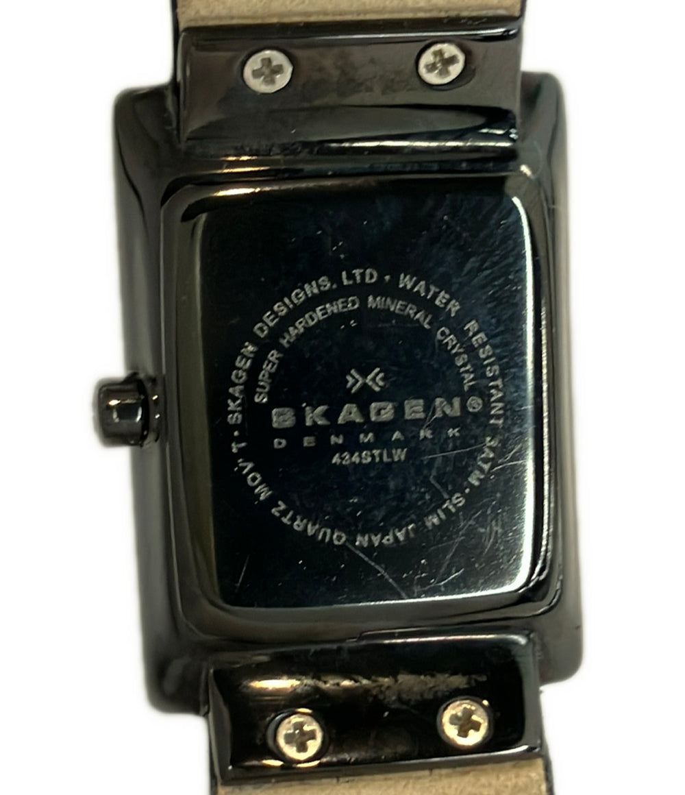 SKAGEN 腕時計 2点セット クオーツ J434LTLNV 434STLW レディース メンズ スカーゲン