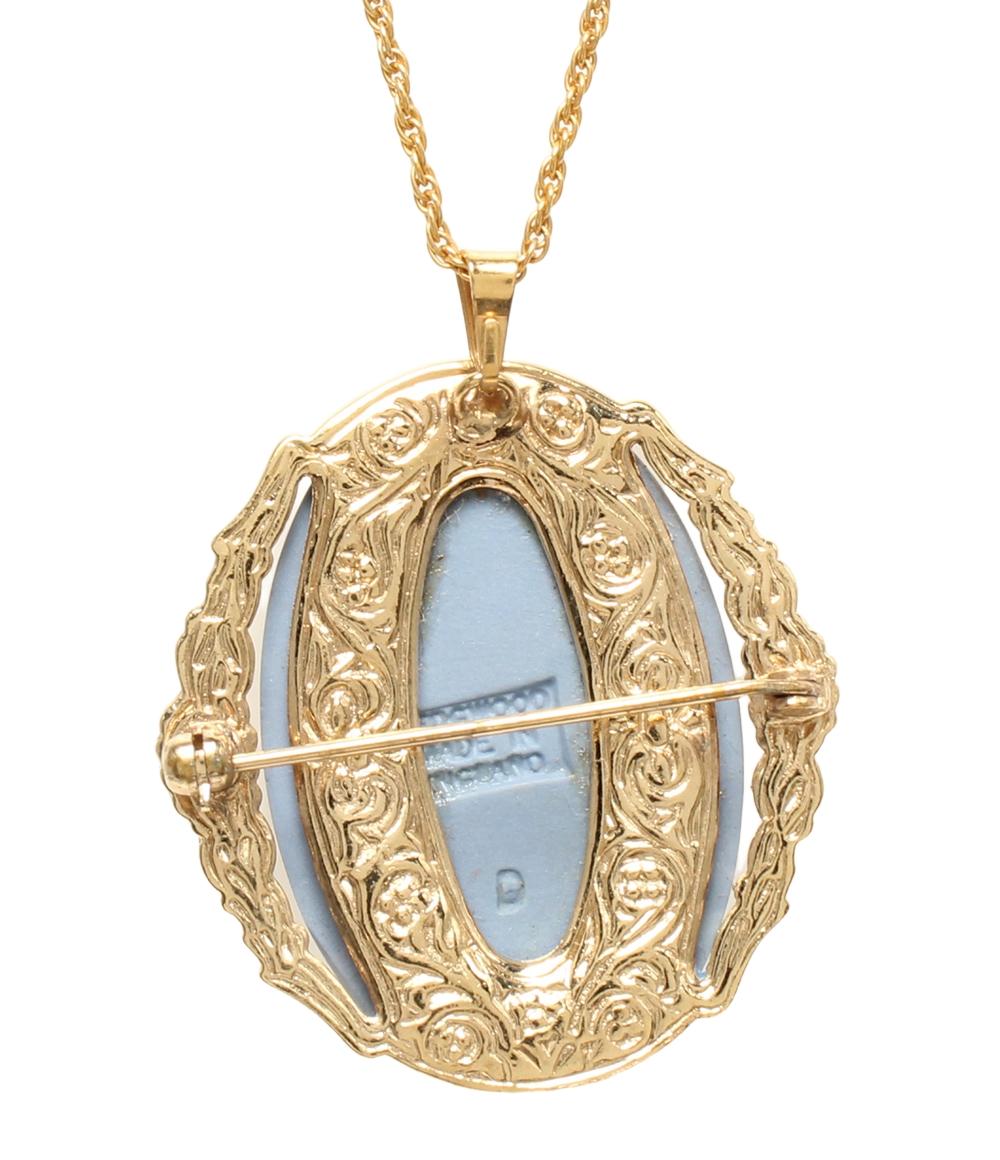 ウエッジウッド ネックレス ブローチ ジャスパー レディース WEDGWOOD