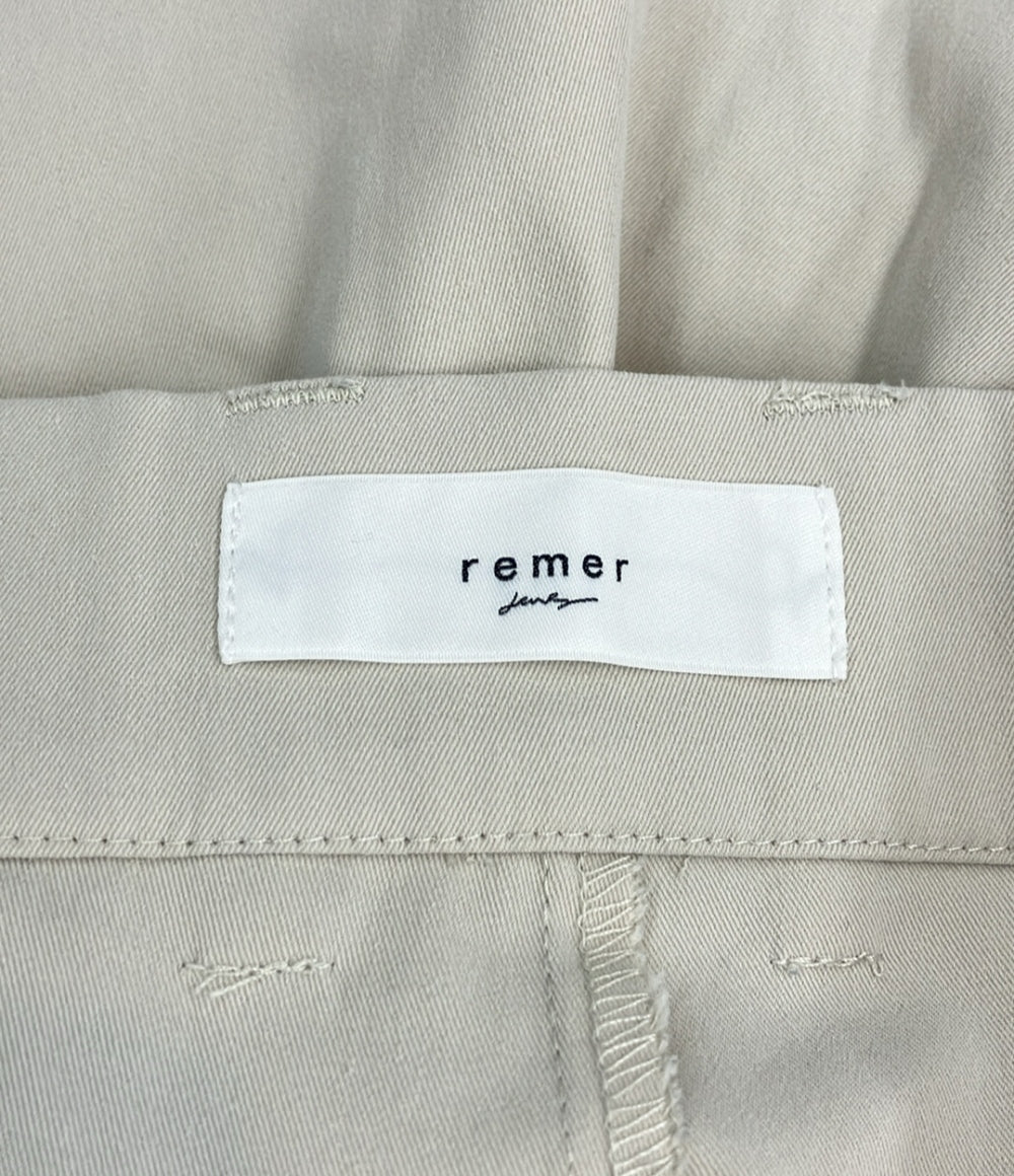 リメール ルーズテーパードワイドパンツ タックパンツ RRAZU0920002 メンズ SIZE M remer