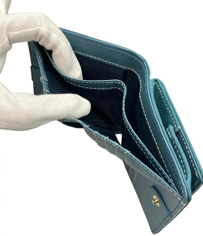 美品 BARCOS 二つ折り財布 レディース バルコス