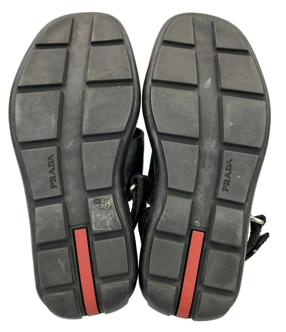 PRADA バックストラップレザーサンダル 14 4X 1060 メンズ SIZE 6 1/2