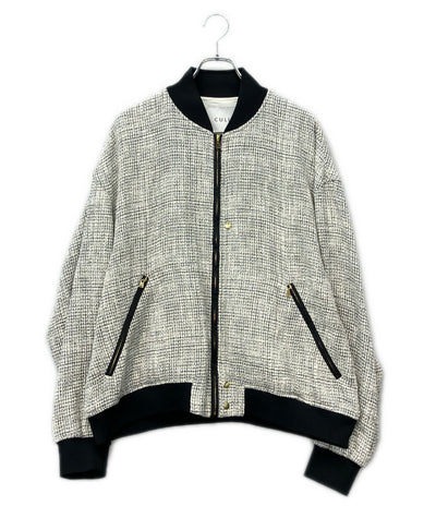 美品 CULLNI ブッチャー ツイード MA-1 ジャケット メンズ レディース SIZE 2 クルニ