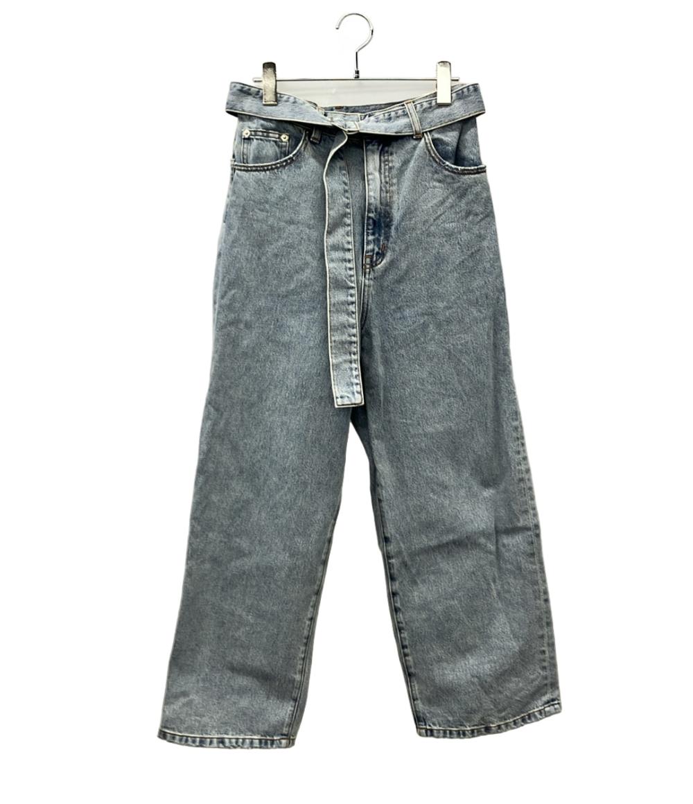 R'IAM-PLAGE デニムパンツ SUPER LOOSE  ダメージ加工 25-030-922-6050-4-0 レディース SIZE 36 (S) リアムプラージュ