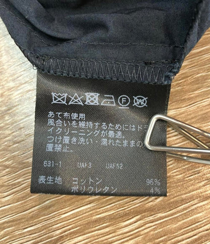 T-mat Masaki-Paris ノースリーブワンピース ビッグセーラーカラー ティアードデザイン フロントポケット ノースリーブ・ティアードワンピース