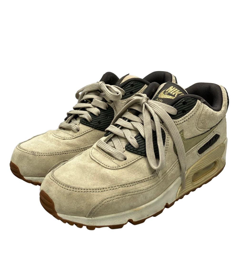 NIKE ローカットスニーカー エア マックス 90 プレミアム スエード 818598-200 レディース SIZE 24.5 ナイキ
