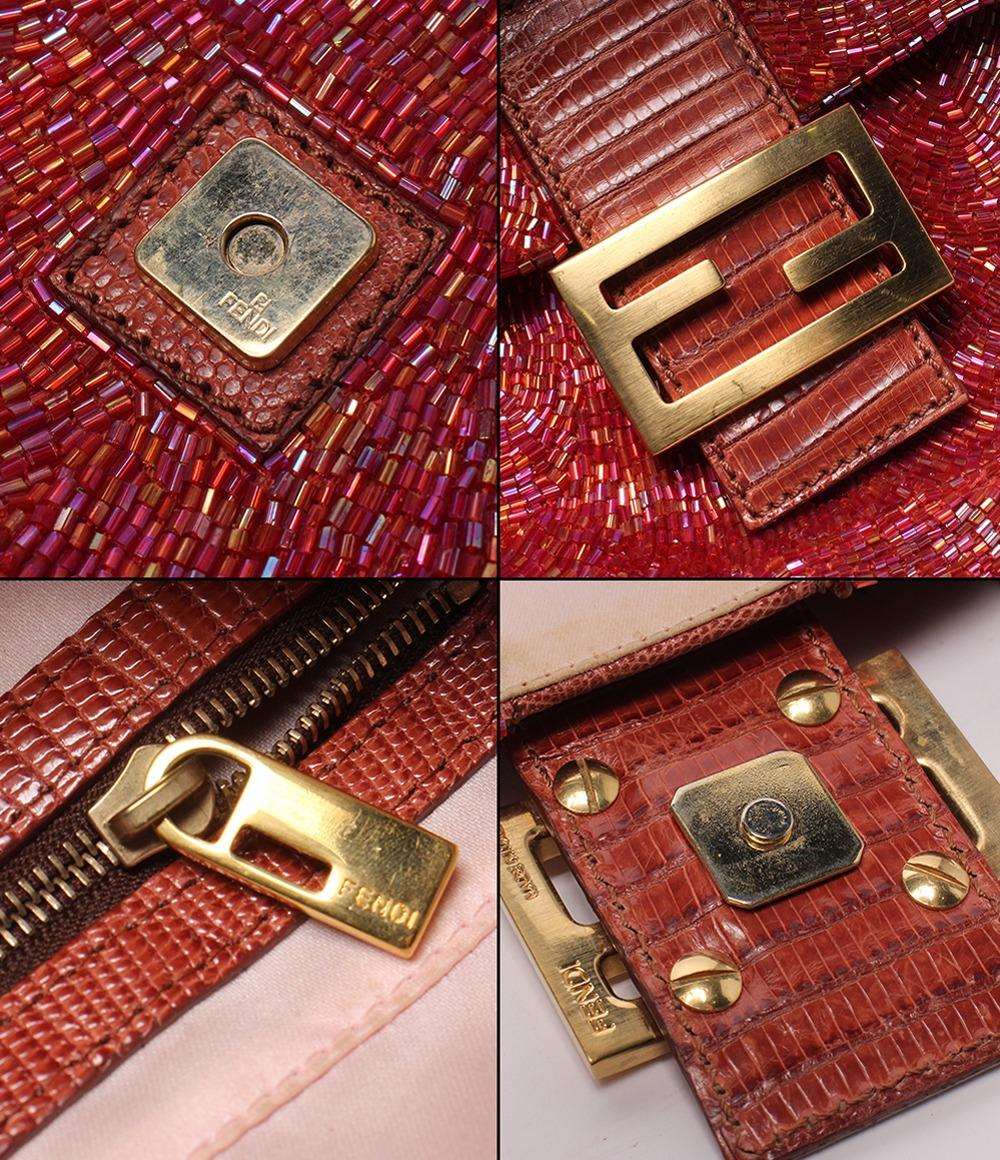 FENDI ハンドバッグ ショルダーバッグ 肩掛け ビーズ マンマバゲット レディース フェンディ