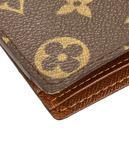 美品 ルイヴィトン 二つ折り財布 ポルトフォイユマルコ モノグラム M61675 メンズ Louis Vuitton