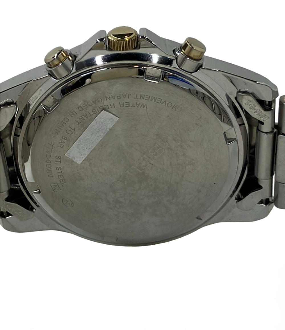 SEIKO 腕時計 クオーツ 7T92-0DW0 メンズ セイコー