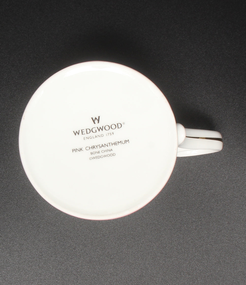 美品 WEDGWOOD マグカップ ピンククリサンセマム ウエッジウッド