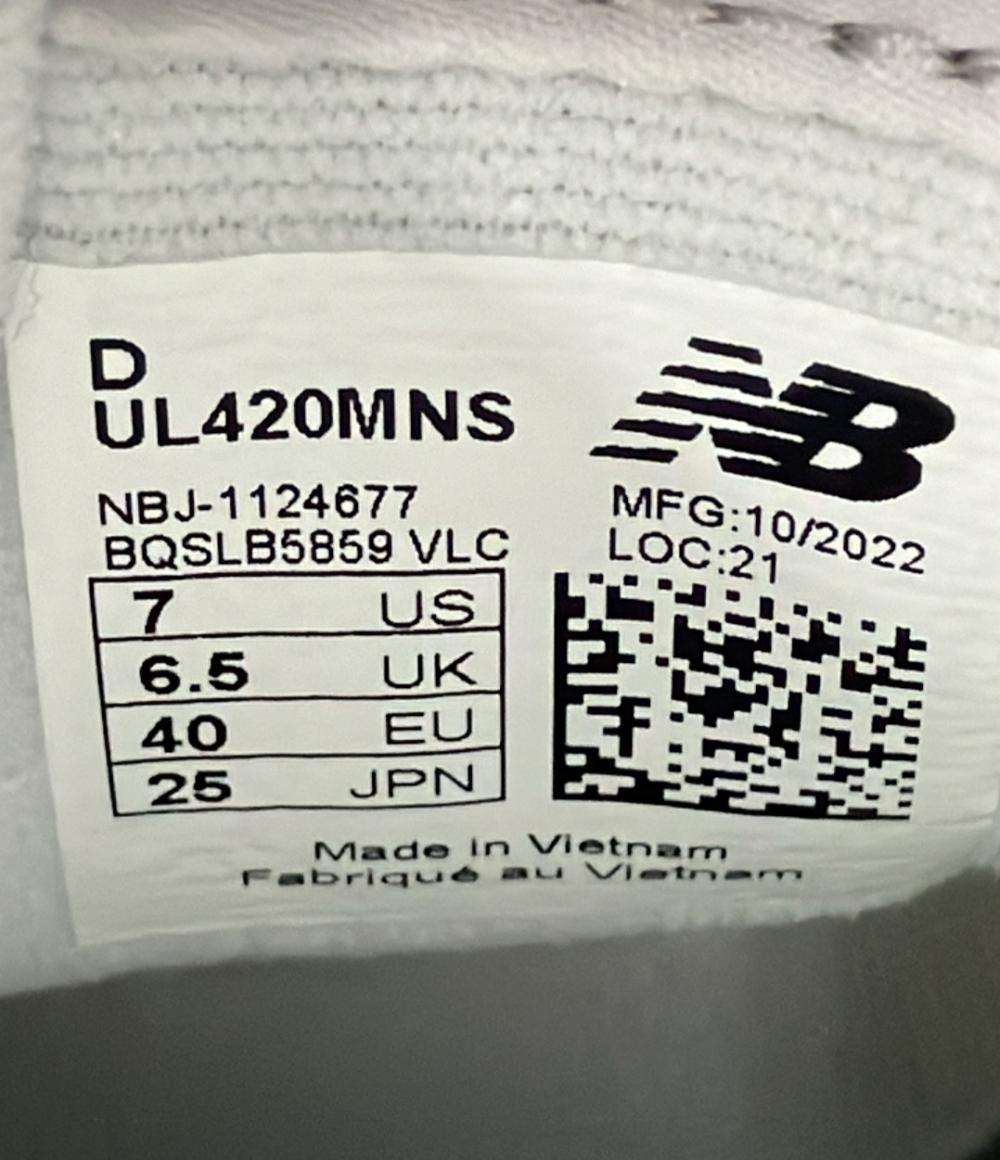 ニューバランス ローカットスニーカー UL420MNS メンズ SIZE 25.0 (S) NEW BALANCE