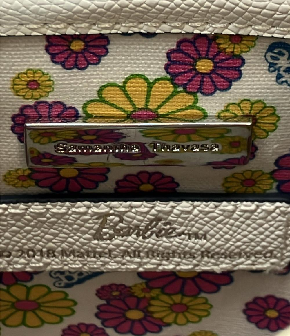 Samantha Thavasa Barbie 2wayハンドバッグ ショルダーバッグ デニム 内側花柄 レディース サマンサタバサ バービー