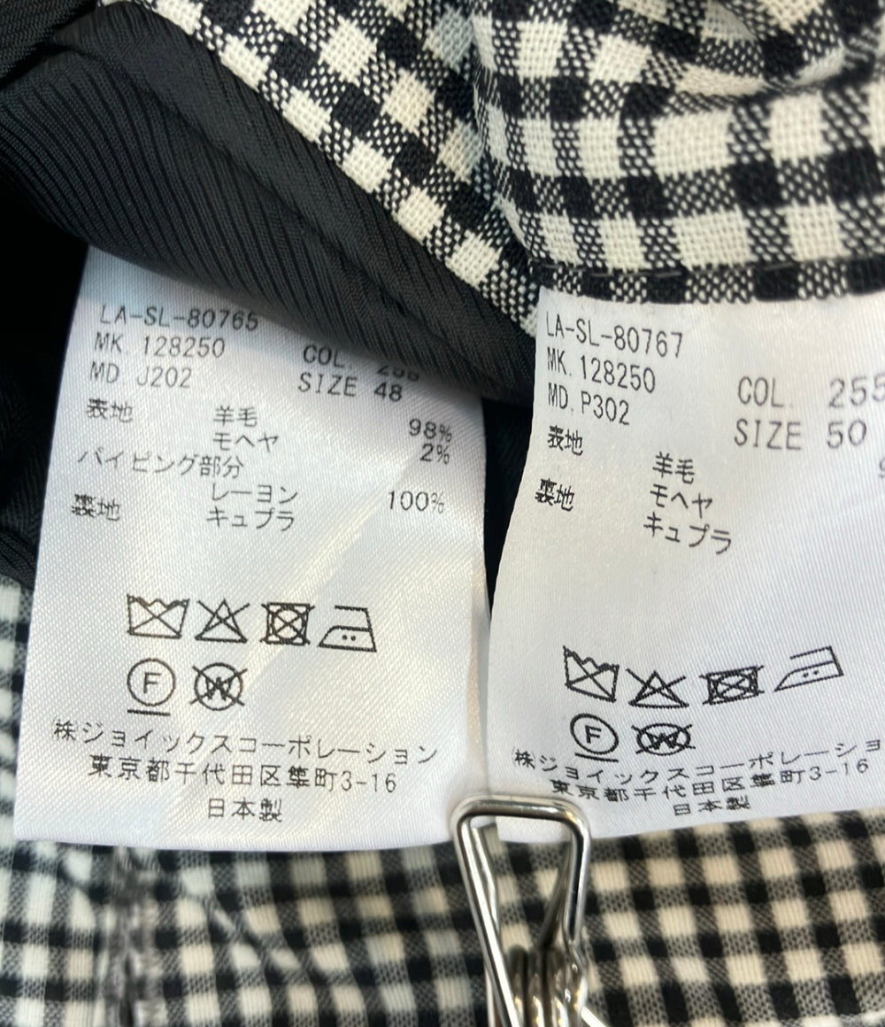 LANVIN セットアップ スリーピーススーツ チェック柄 ベスト付 メンズ SIZE 48 (L) ランバン