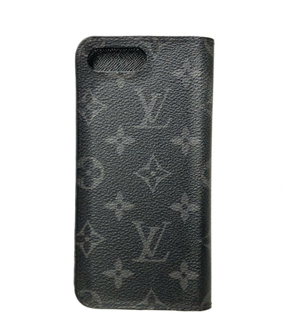 LOUIS VUITTON スマホケース iPhone 7 Plus 8 Plus フォリオ モノグラム エクリプス M62641 ユニセックス ルイ・ヴィトン
