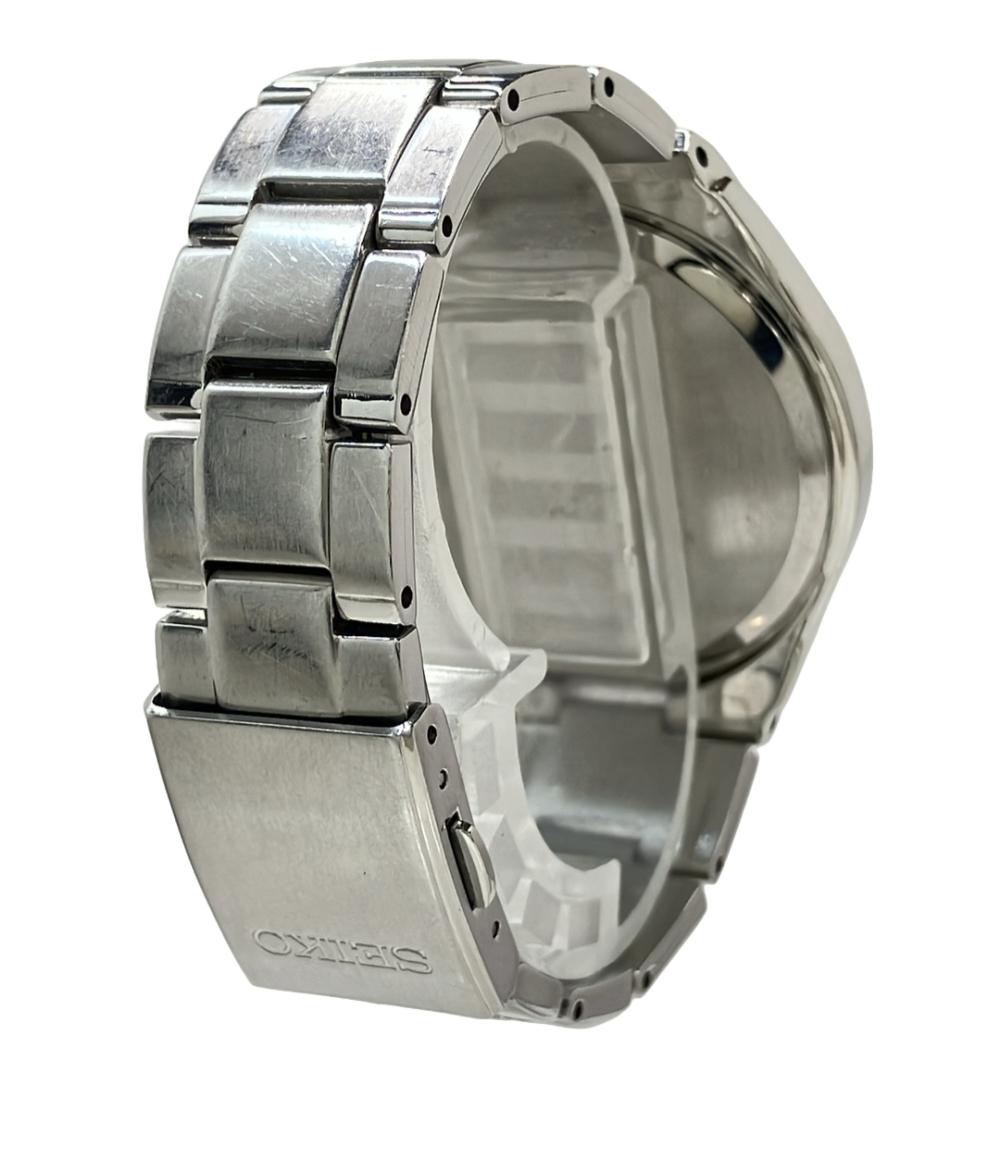SEIKO 腕時計 ソーラー シルバー 7B42-0AL0 メンズ セイコー
