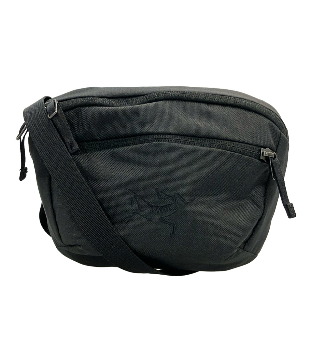 美品 ARC'TERYX ショルダーバッグ ウエストバッグ 2WAY 斜め掛け ポリエステル メンズ アークテリクス