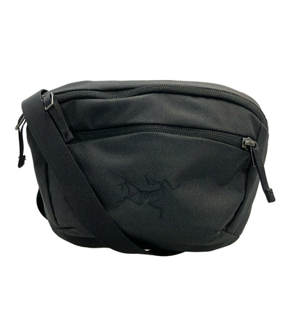 美品 ARC'TERYX ショルダーバッグ ウエストバッグ 2WAY 斜め掛け ポリエステル メンズ アークテリクス