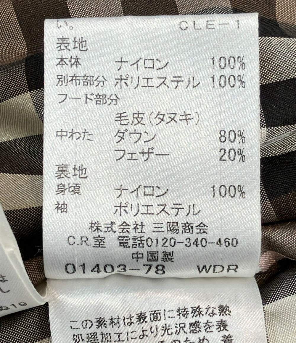BURBERRY BLUE LABEL 4way ダウンコート レディース SIZE 40 バーバリーブルーレーベル