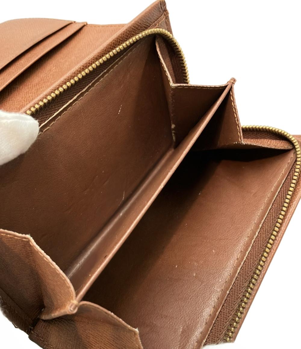 訳あり LOUIS VUITTON 二つ折り財布 ポルトモネ ビエ トレゾール