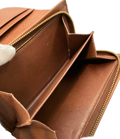 訳あり LOUIS VUITTON 二つ折り財布 ポルトモネ ビエ トレゾール モノグラム M61730 レディース メンズ ルイ・ヴィトン