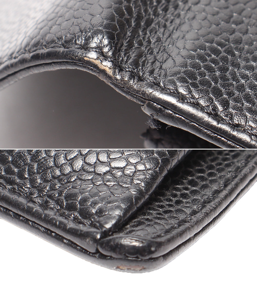 CHANEL コインケース カードケース キャビアスキン ココマーク ゴールド金具 ５番台 レディース シャネル