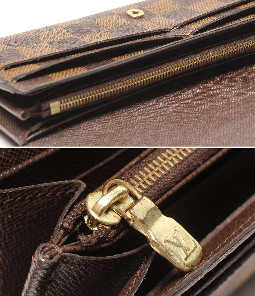 LOUIS VUITTON 長財布 ポルトフォイユ サラ ダミエ N63209 レディース