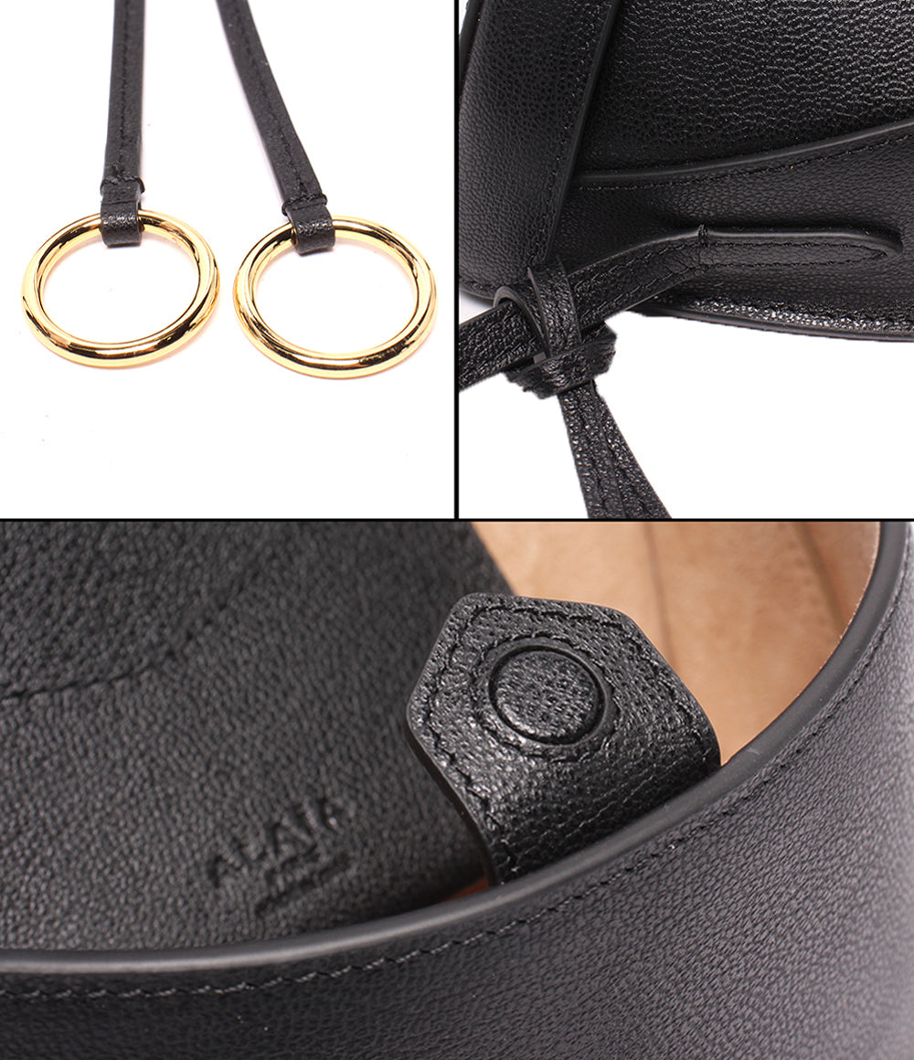 ALAIA 折り返しオフショルダーニット 36サイズ ALAIA ショルダーバッグ 斜め掛け AA1L2013CA21 レディース アライヤ