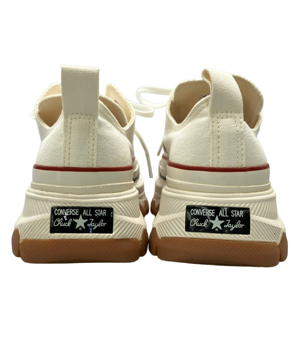 美品 CONVERSE ローカット厚底スニーカー オールスター 100 トレックウエーブ OX 1SD037 レディース SIZE 22.5 コンバース