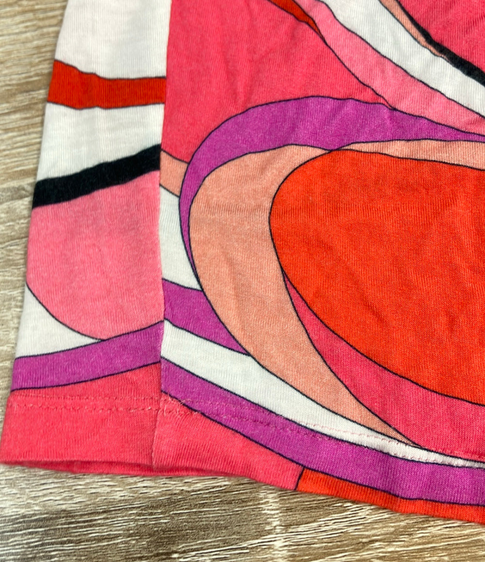 Emilio Pucci 長袖ワンピース 幾何学模様 22RL30 レディース SIZE 44 (L) エミリオ・プッチ