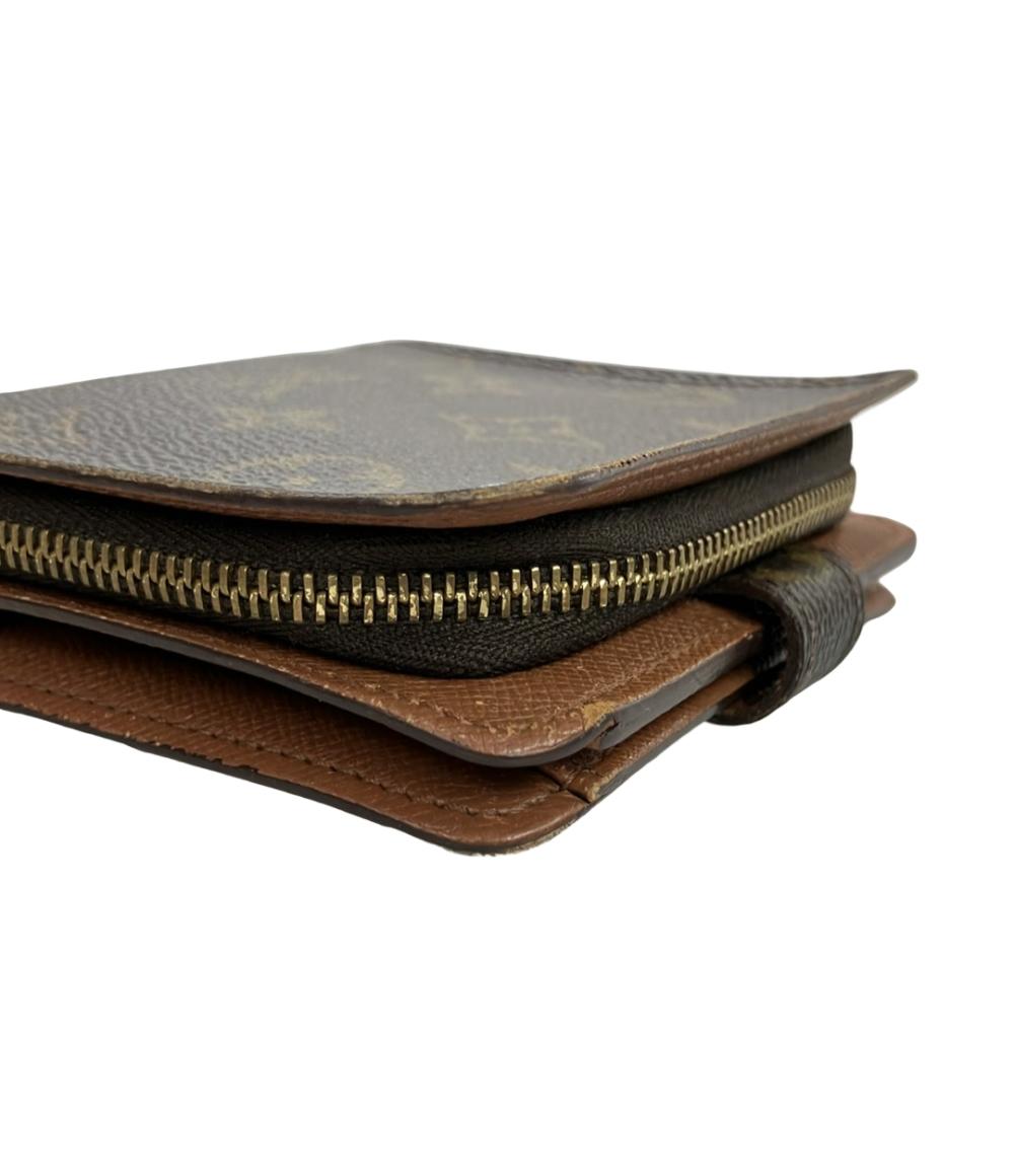 ルイ・ヴィトン 二つ折り財布 コンパクトジップ モノグラム M61667 レディース LOUIS VUITTON