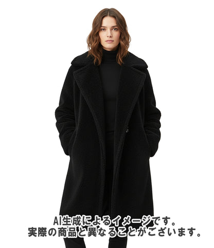 MAX MARA コート オーバーサイズ ダブルブレスト  アルパカ エッグライン ロングテディベアアイコンコート TEDGIRL レディース SIZE 38 (S)