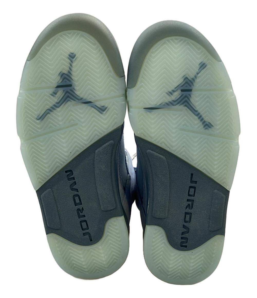 美品 NIKE ミドルカットスニーカー WMNS AIR JORDAN 5 RETRO DD9336-400 レディース SIZE 23.5 (M) ナイキ