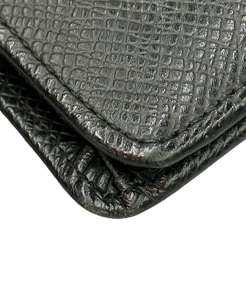 美品　ルイヴィトン　タイガ　ポルトフォイユ　ミュルティプル　レザー　二つ折り財布 LOUIS VUITTON 二つ折り財布 タイガ ポルトフォイユ ミュルティプル